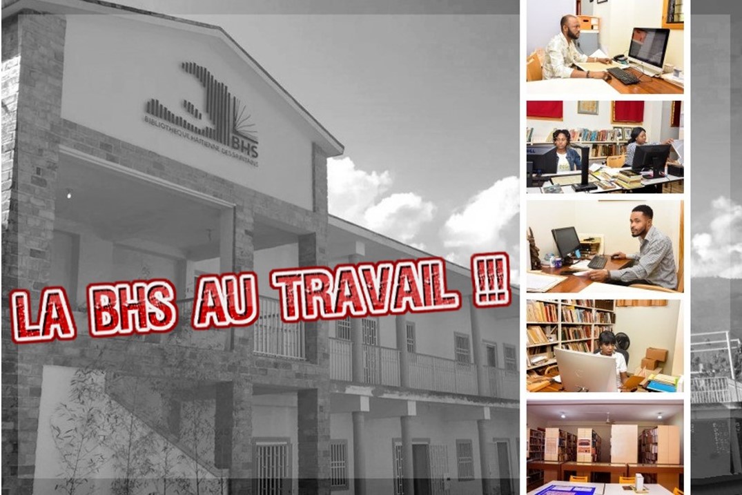 Sortir de l'ombre les fonds patrimoniaux, ces trésors mis en veilleuse. La Bibliothèque Haïtienne des Spiritains (BHS) revit.